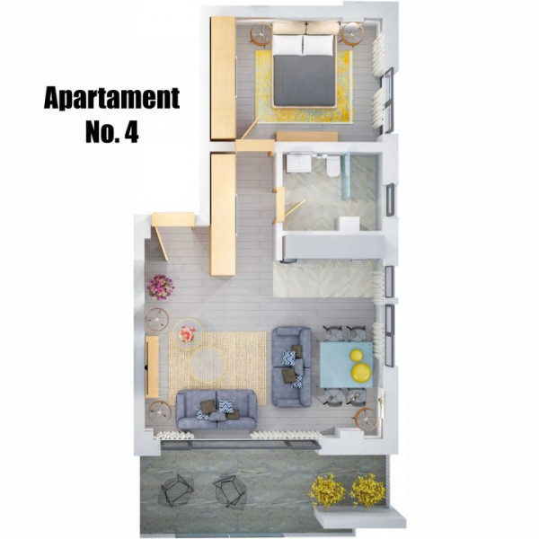 APARTAMENT 2 CAMERE +TERASA || DIRECT DEZVOLTATOR || UP PIPERA