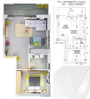 Apartament 2 camere Pipera