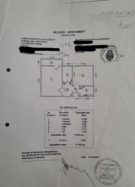 || AARTAMENT 2 CAMERE || PARCUL TEI ||