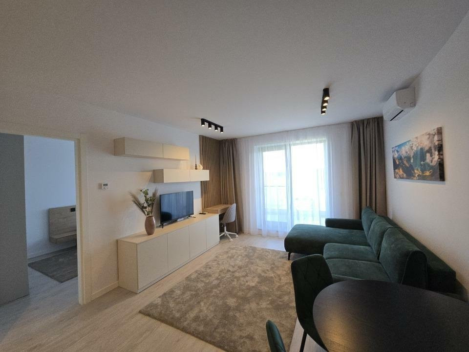 Prima Inchiriere 2 cam Mobilat Vedere spre padure Baneasa Greenfield