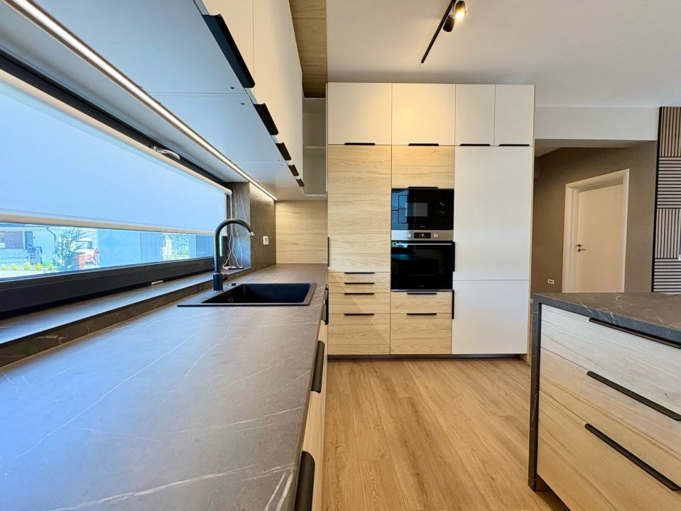 Casă nouă, parter, 4 camere și 2 băi, teren 510 mp