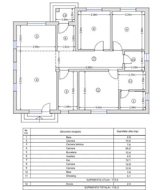 VILA NOUA || 4 CAMERE || GATA DE MUTARE || TEREN 510 MP